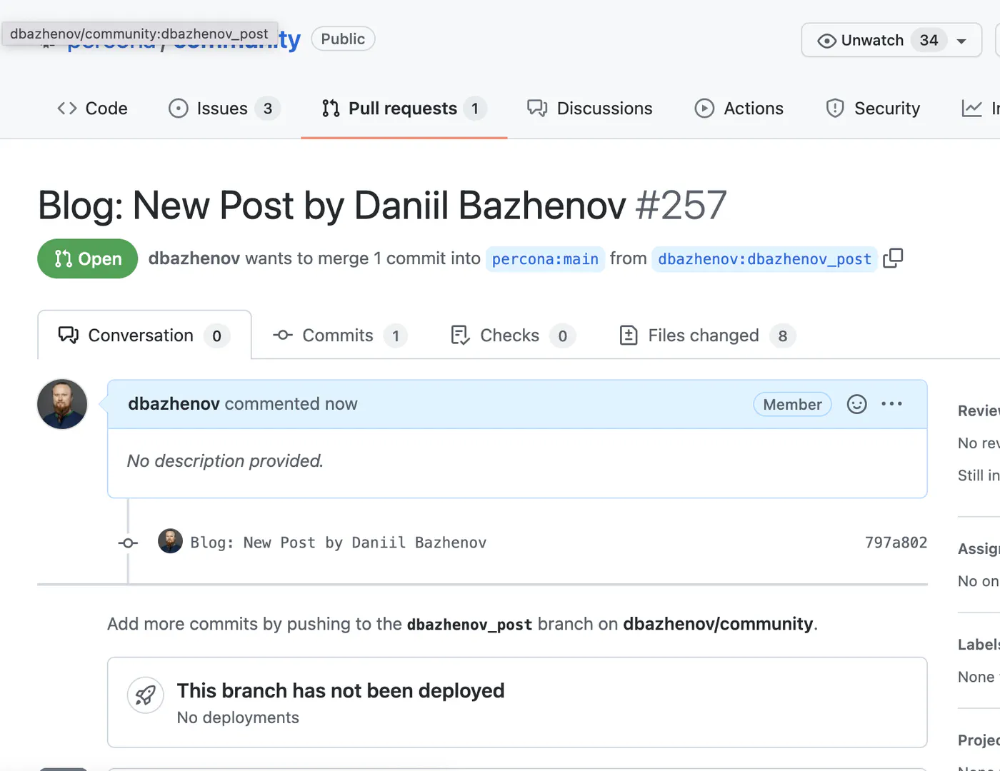 GitHub Check PR