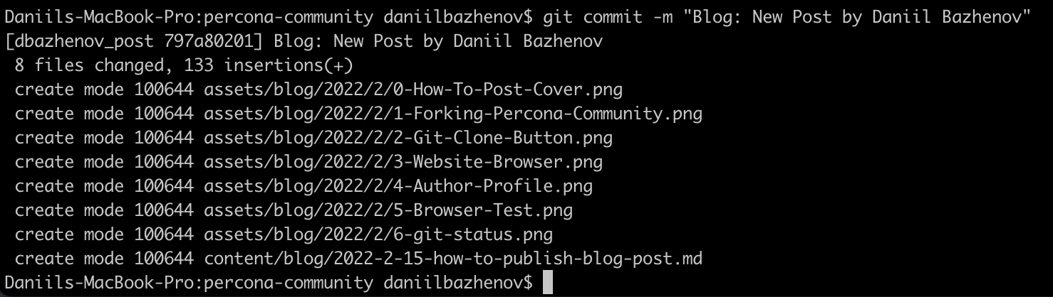 Git Commit