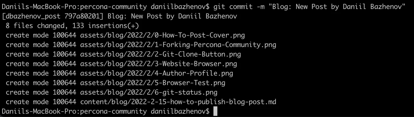 Git Commit