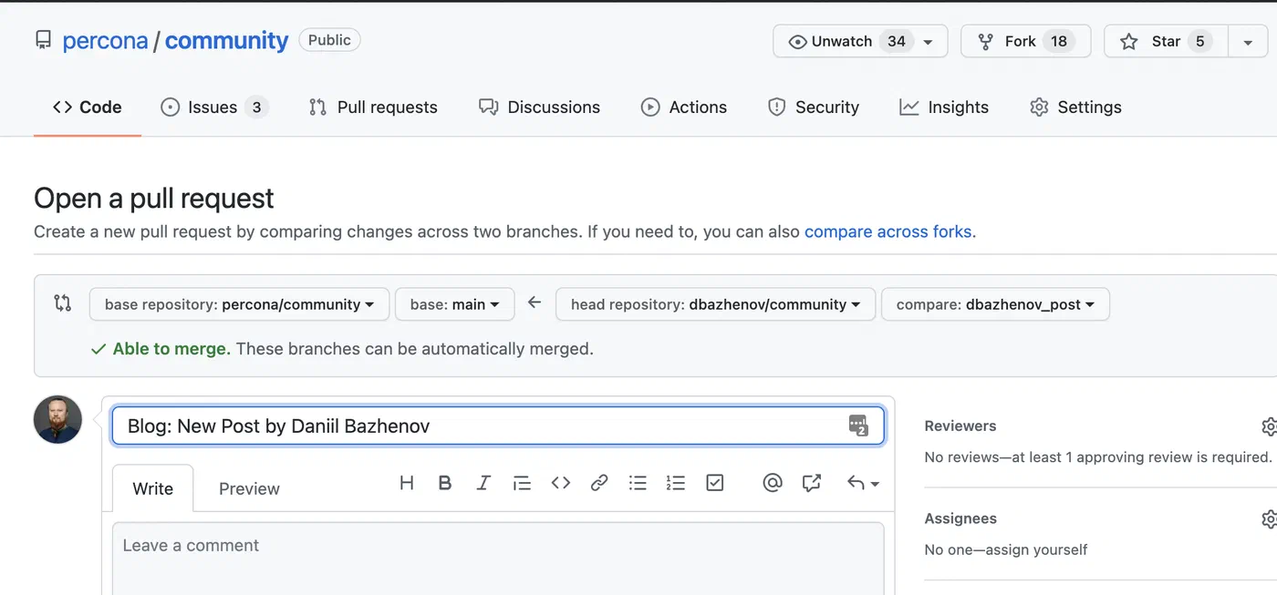 GitHub Branch