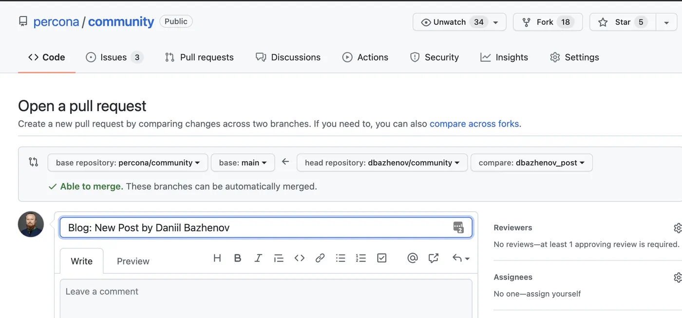 GitHub Branch