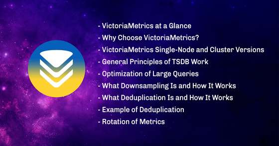 Optimizing the Storage of Large Volumes of Metrics for a Long Time in VictoriaMetrics