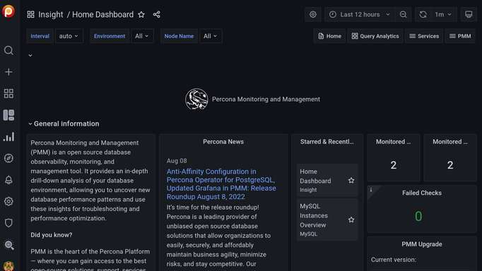 Setting up PMM for monitoring MySQL on a local environment