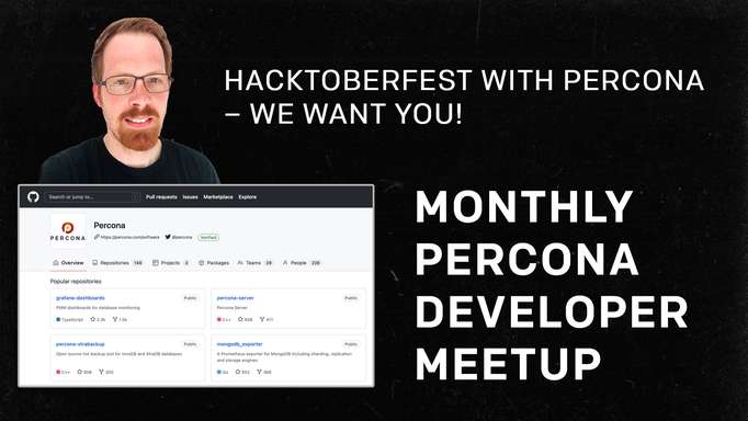 Monthly Percona Developer Meetup