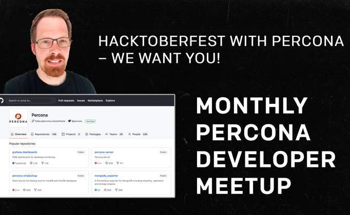 Monthly Percona Developer Meetup