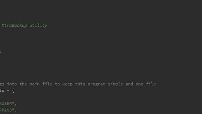 Automating Percona's XtraBackup