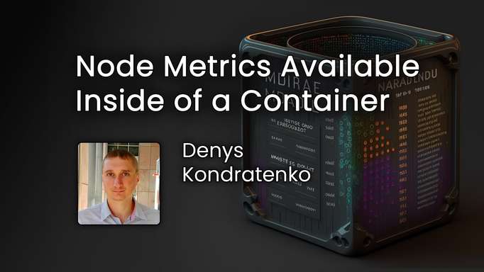 Node metrics available inside of a container