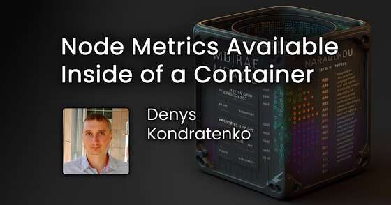 Node metrics available inside of a container