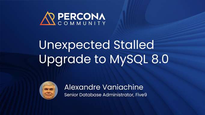 Unexpected Stalled Upgrade to MySQL 8.0