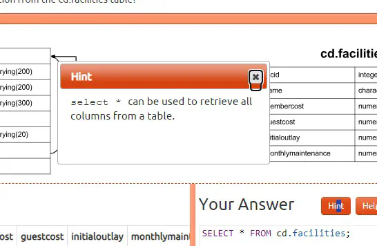 Learn SQL. First Exercise 2