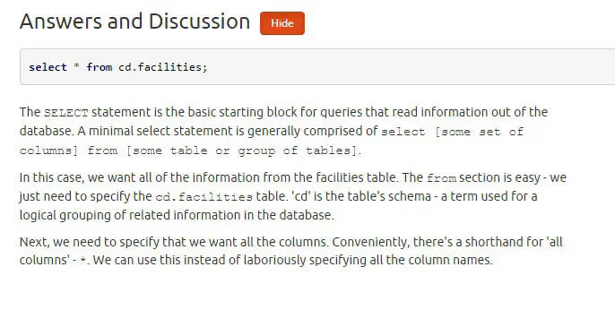 Learn SQL. First Exercise 4