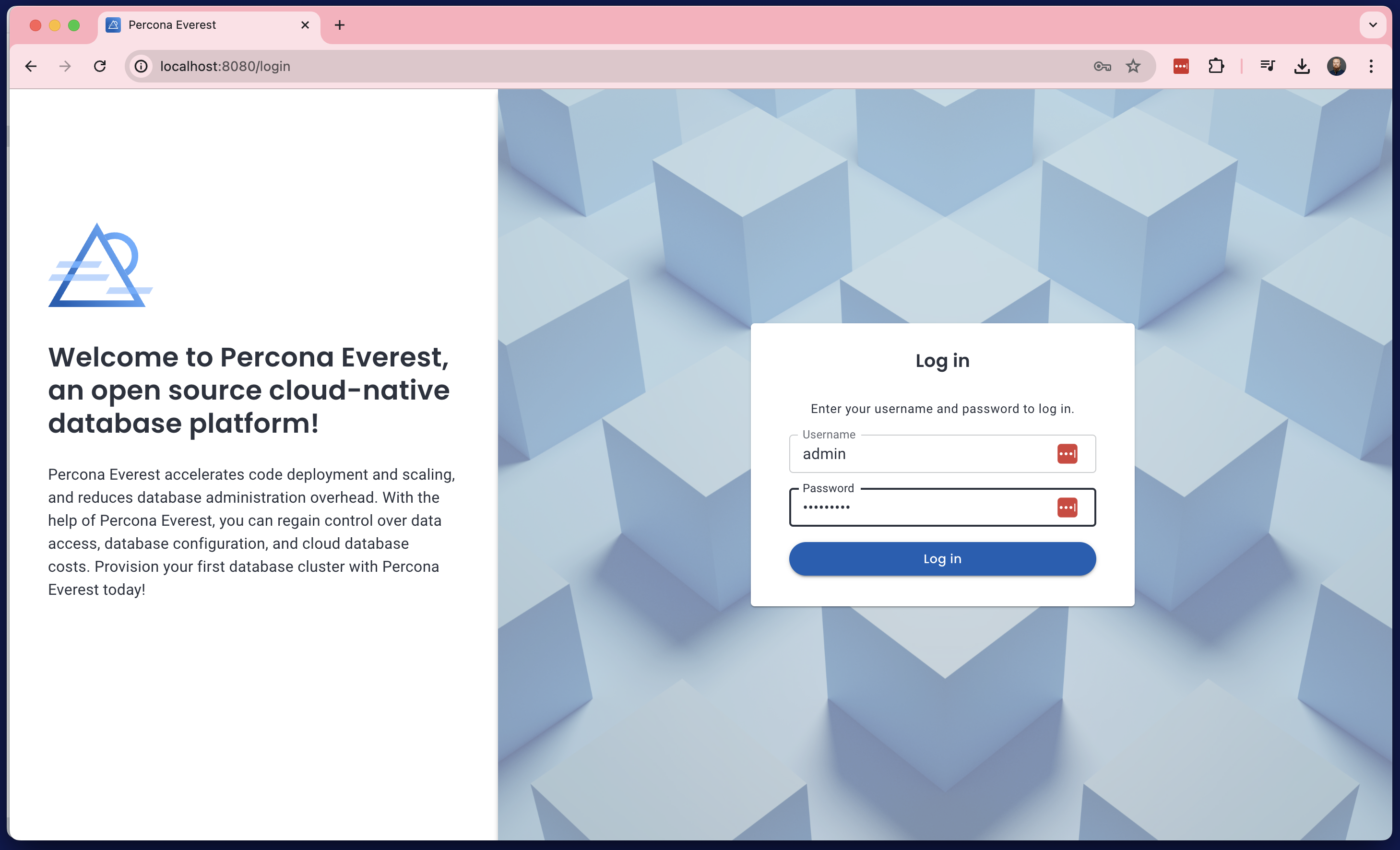 Percona Everest 1.0.0-RC1 User Authentication