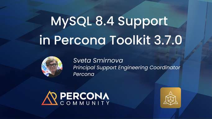 MySQL 8.4 Support in Percona Toolkit 3.7.0