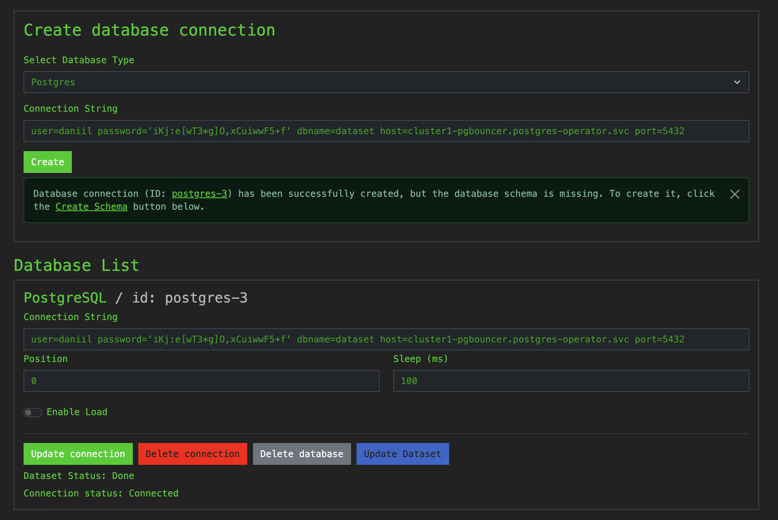 GitOps - ArgoCD Demo App UI - Connection