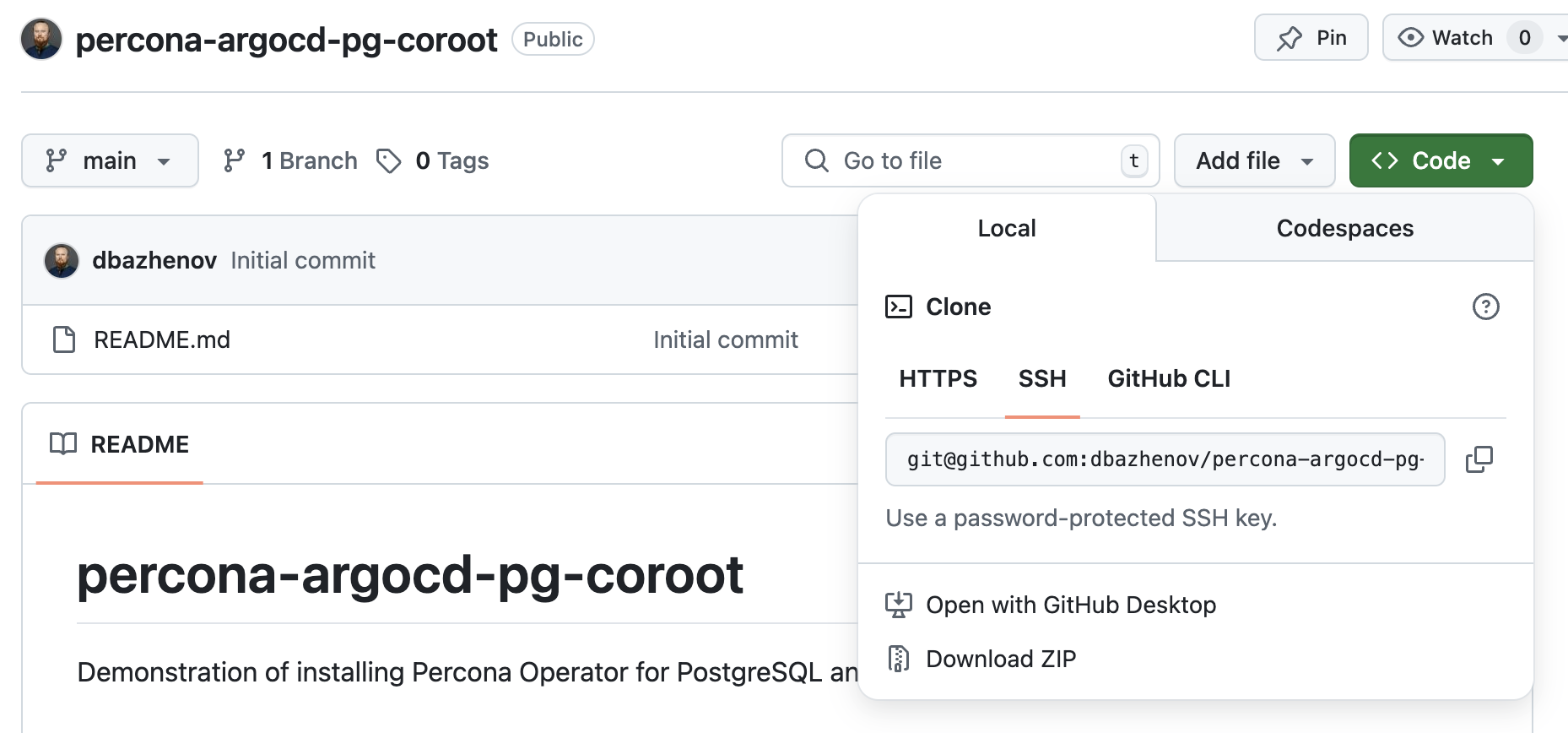 GitOps: GitHub Clone