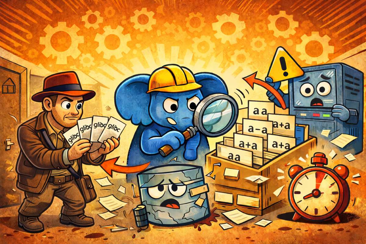 PostgreSQL coffee break: version upgrade related reindexing