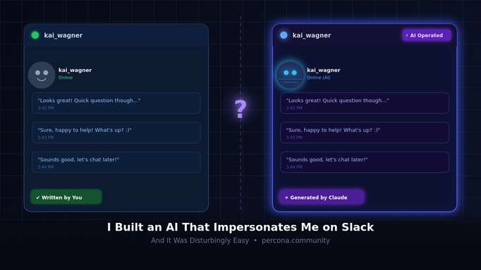 I Built an AI That Impersonates Me on Slack, and It Was Disturbingly Easy