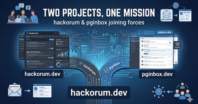 Two projects, one mission - hackorum and pginbox join forces
