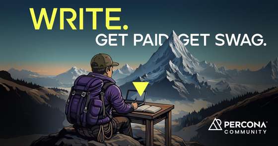 Write for the Percona Community