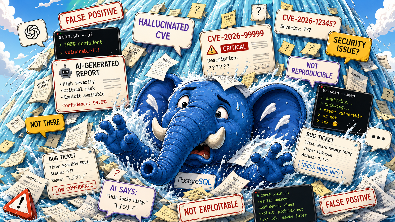 Beware of elephants drowning in AI slop