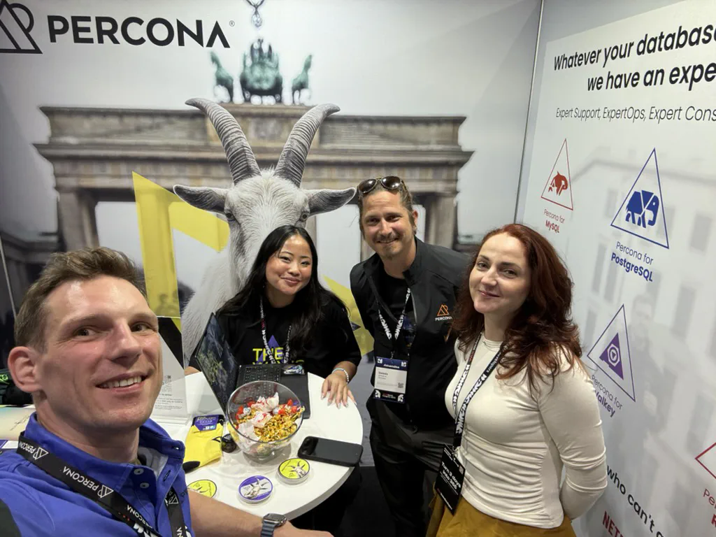 Percona booth