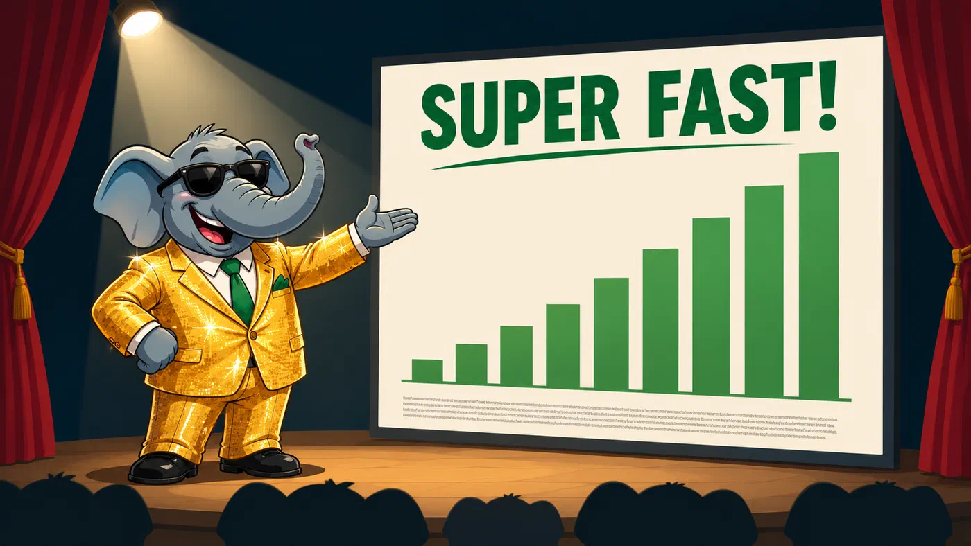It’s SUPER FAST!