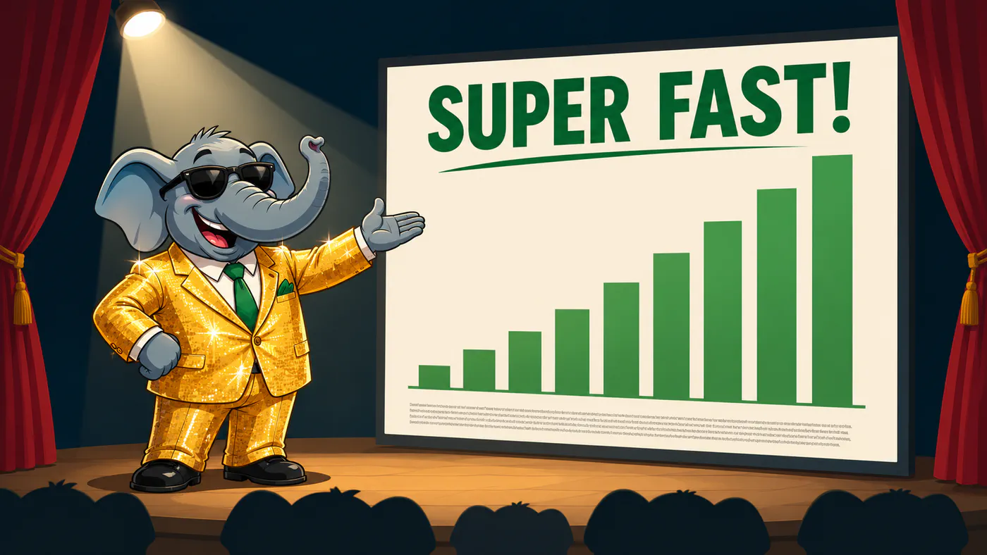 It’s SUPER FAST!