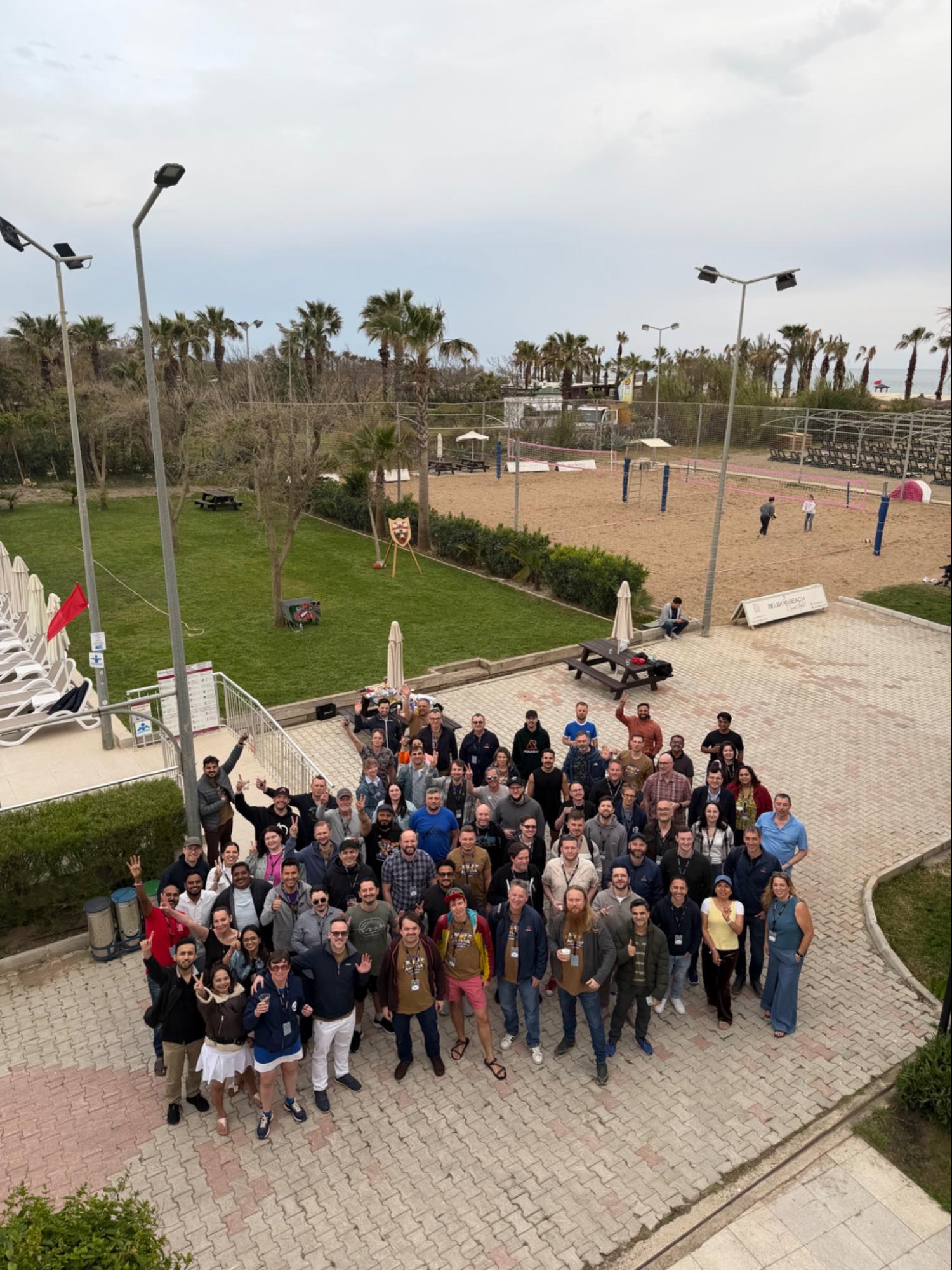 The Software Engineering team at the Percona Turkey offsite