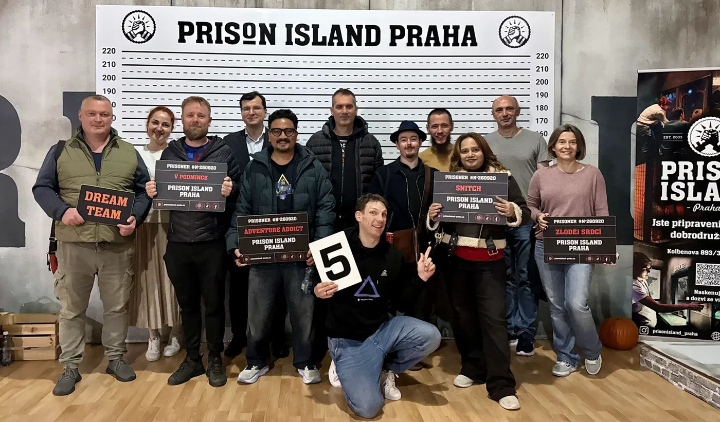 The team at Prison Island Praha