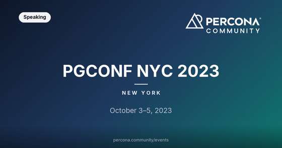 PGCONF NYC 2023
