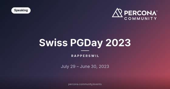Swiss PGDay 2023