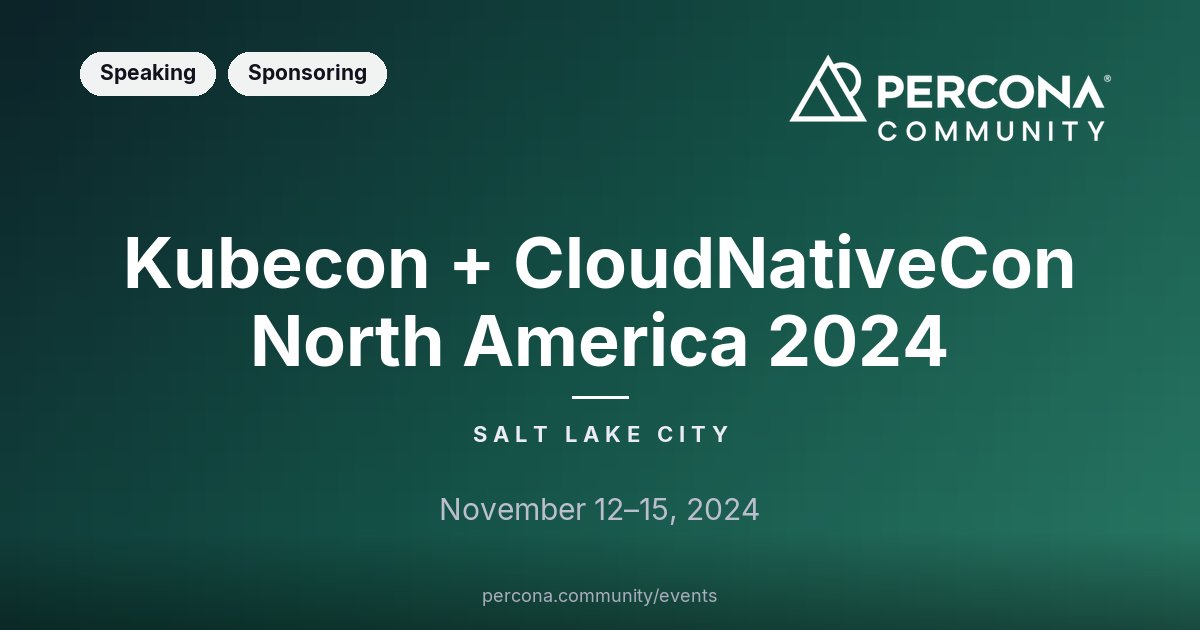Kubecon + CloudNativeCon North America 2024
