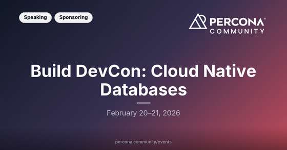 Build DevCon:  Cloud Native Databases