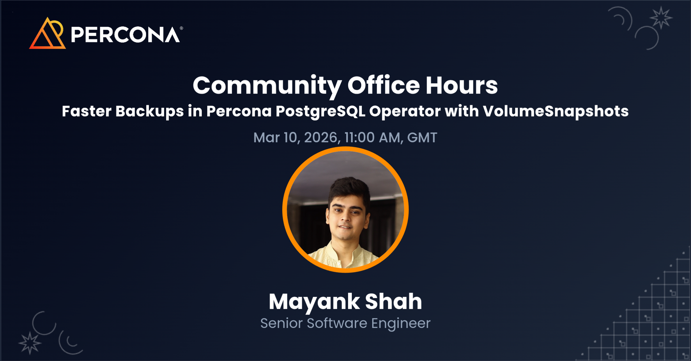 Percona Community Office Hours Mayank