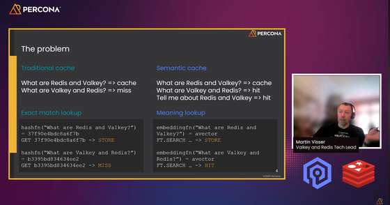 Semantic Caching with Valkey and Redis: Reducing LLM Cost and Latency - Martin Visser