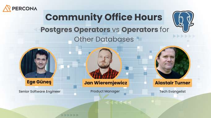 Community Office Hours: Postgres Operators vs Operators for Other Databases - January 27, 2026