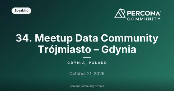 34. Meetup Data Community Trójmiasto – Gdynia