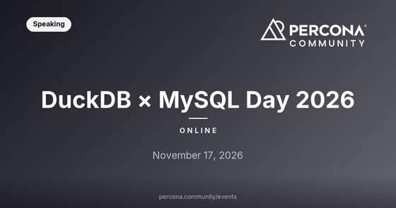 DuckDB × MySQL Day 2026