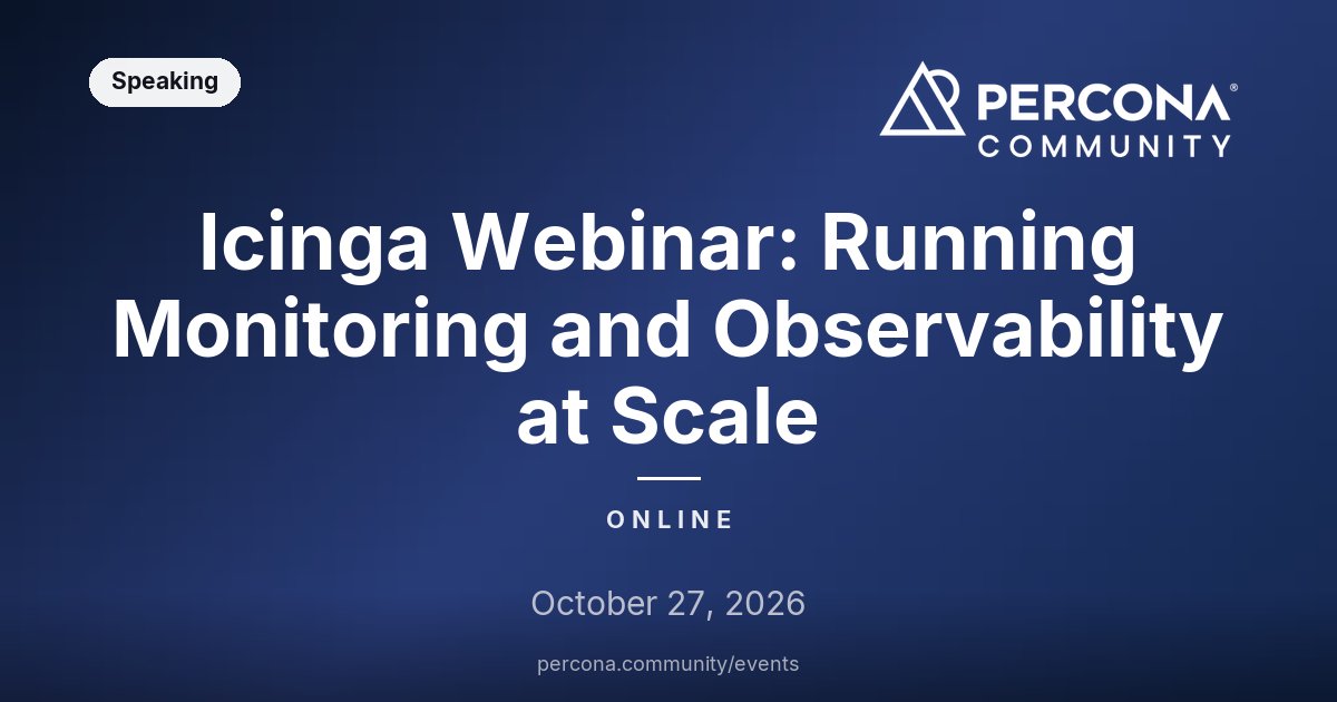 Icinga Webinar: Running Monitoring and Observability at Scale