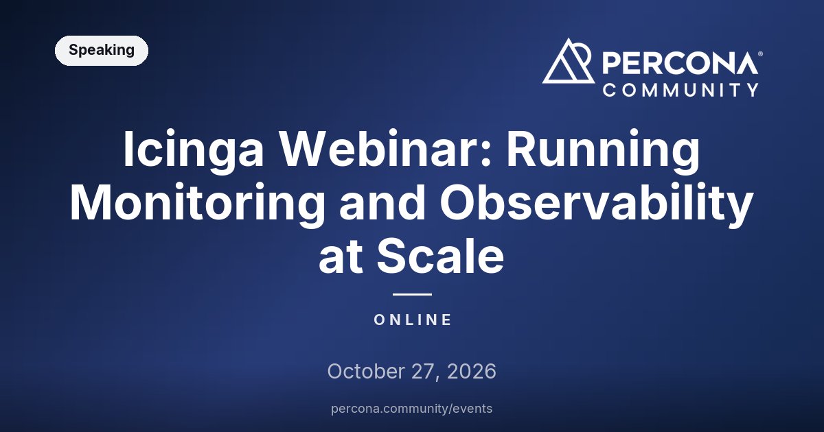 Icinga Webinar: Running Monitoring and Observability at Scale