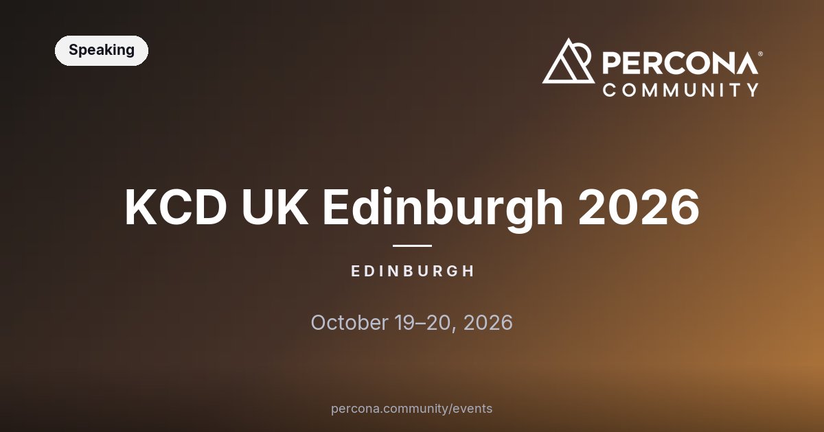 KCD UK Edinburgh 2026