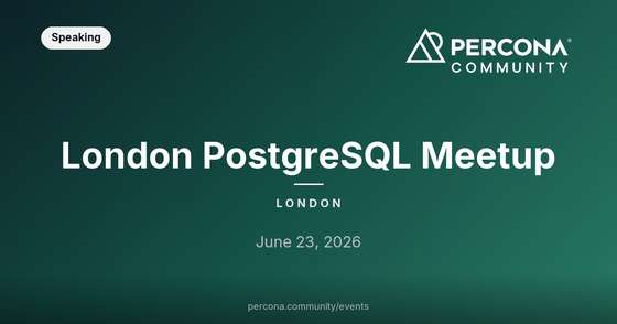 London PostgreSQL Meetup