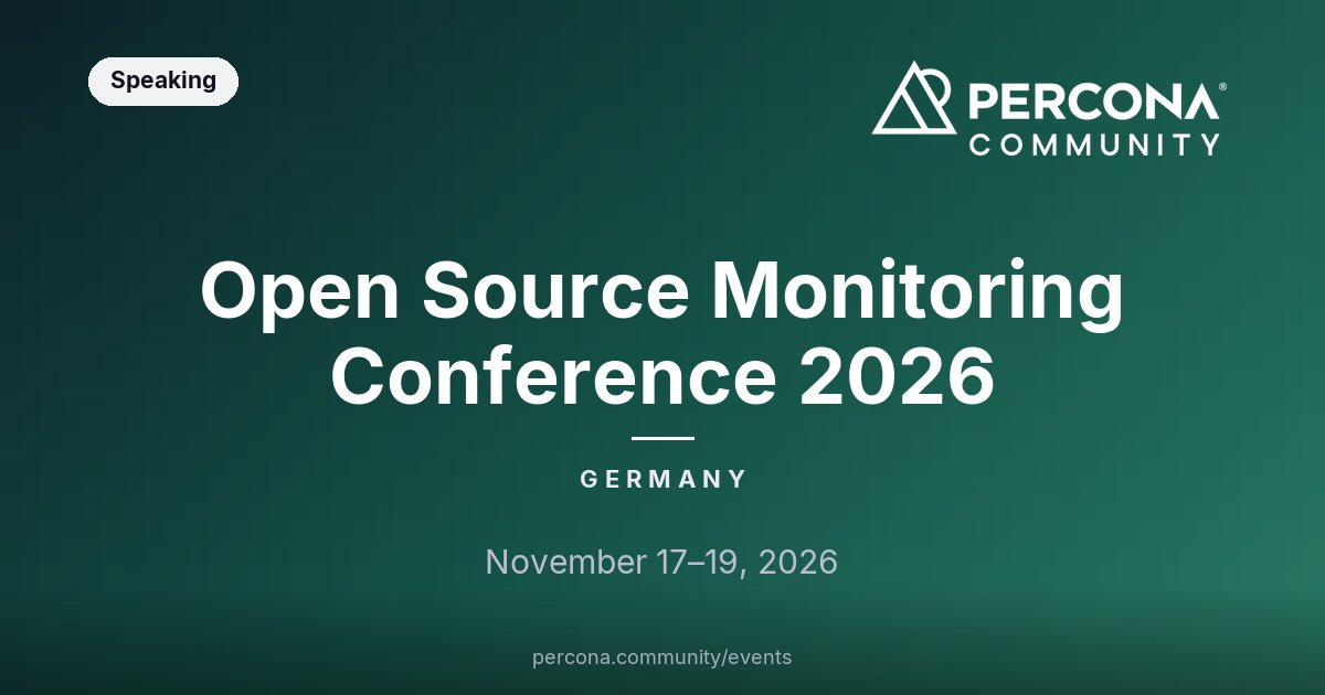 Open Source Monitoring Conference 2026
