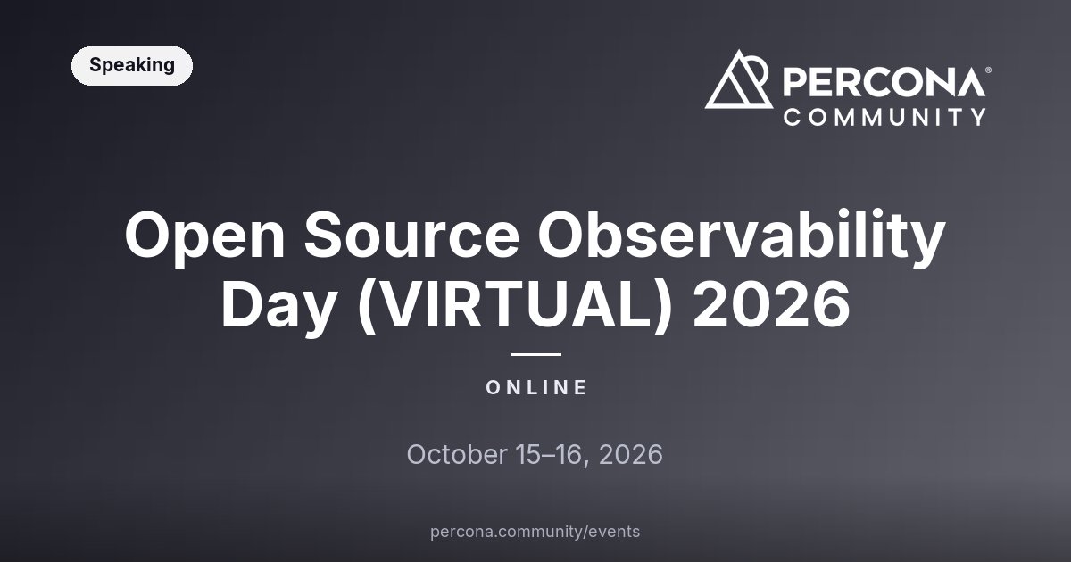Open Source Observability Day (VIRTUAL) 2026