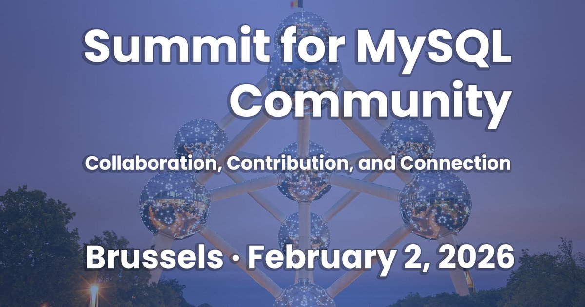 Summit for MySQL Community, Europe — February 2, 2026