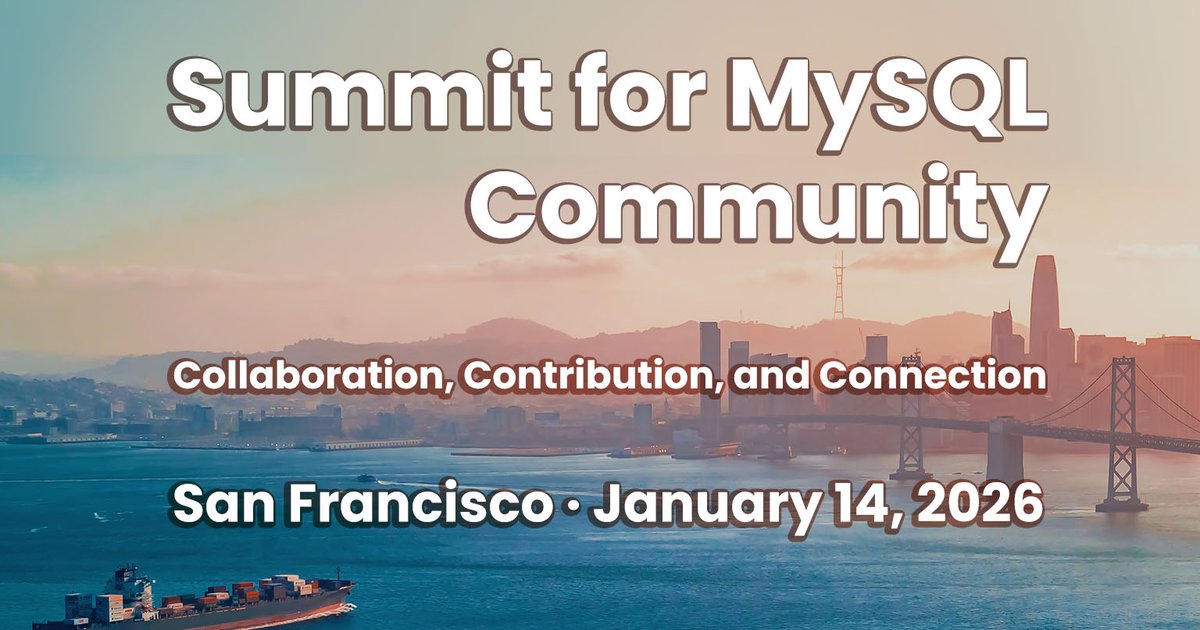 Summit for MySQL Community, USA Edition — January 14, 2026
