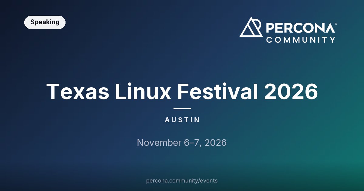 Texas Linux Festival 2026
