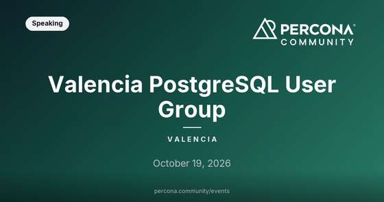 Valencia PostgreSQL User Group