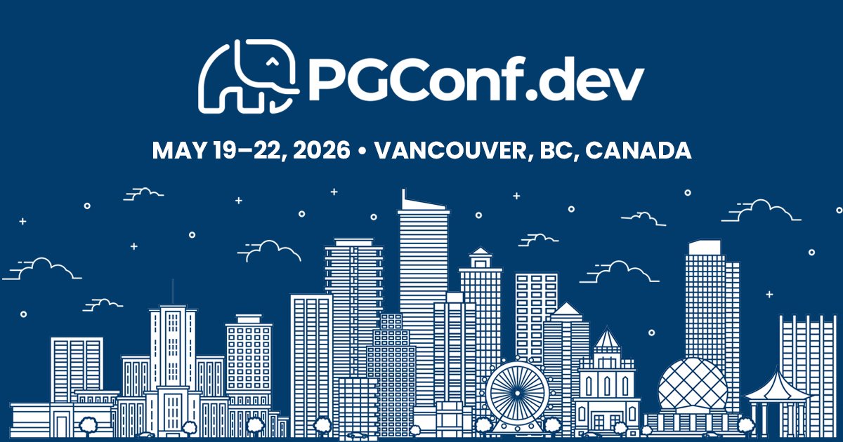 PGconf.Dev 2026