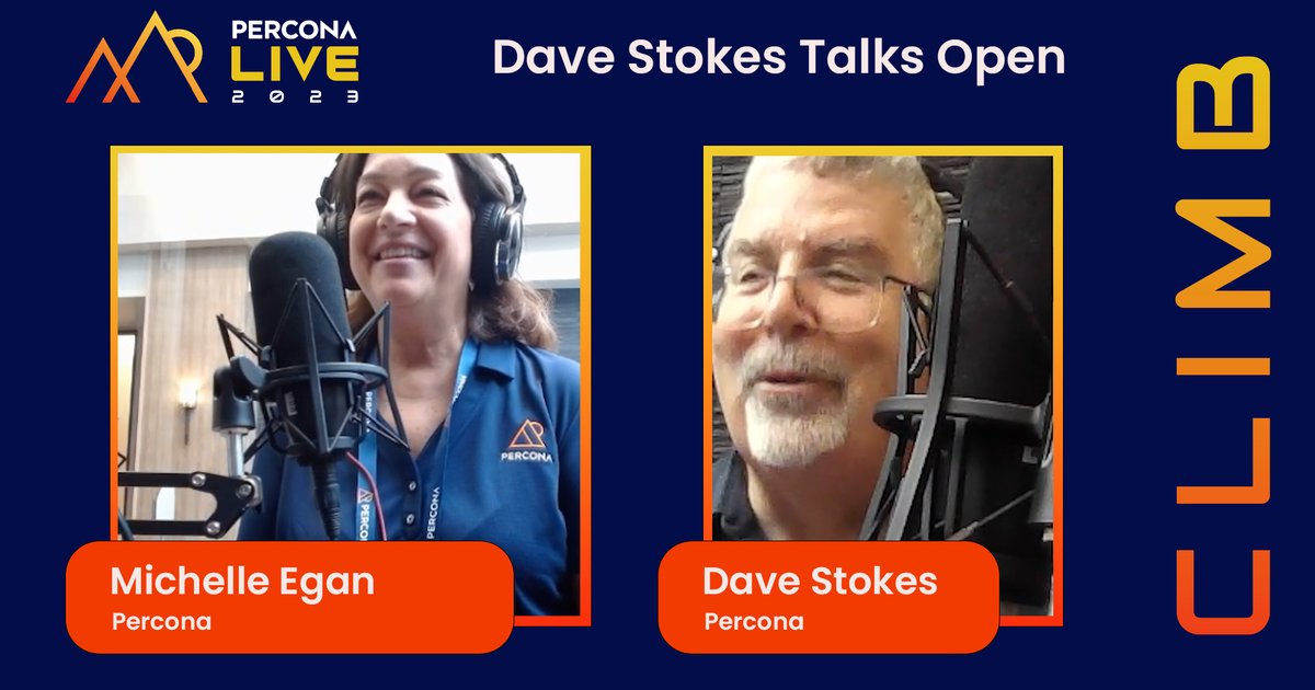 Dave Stokes Talks Open - Episode 10 - Michelle Egan, Percona - Percona Live 2023
